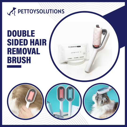 Double Sided Hair Removal Brush - CoatFresh™️ Double Sided Pet Hair Removal Brush