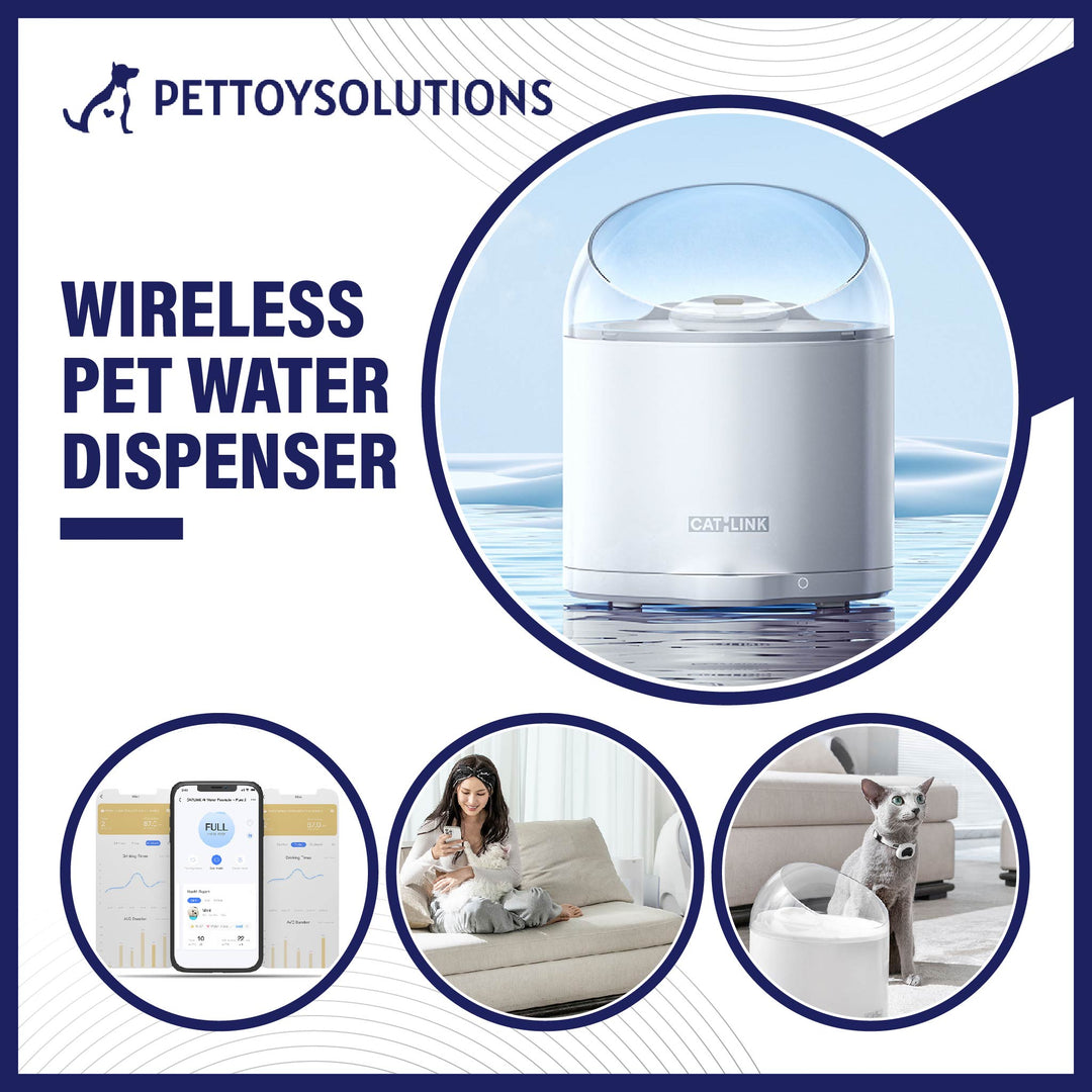 Wireless Pet Water Dispenser - Pure2 Smart Pet Water Fountain