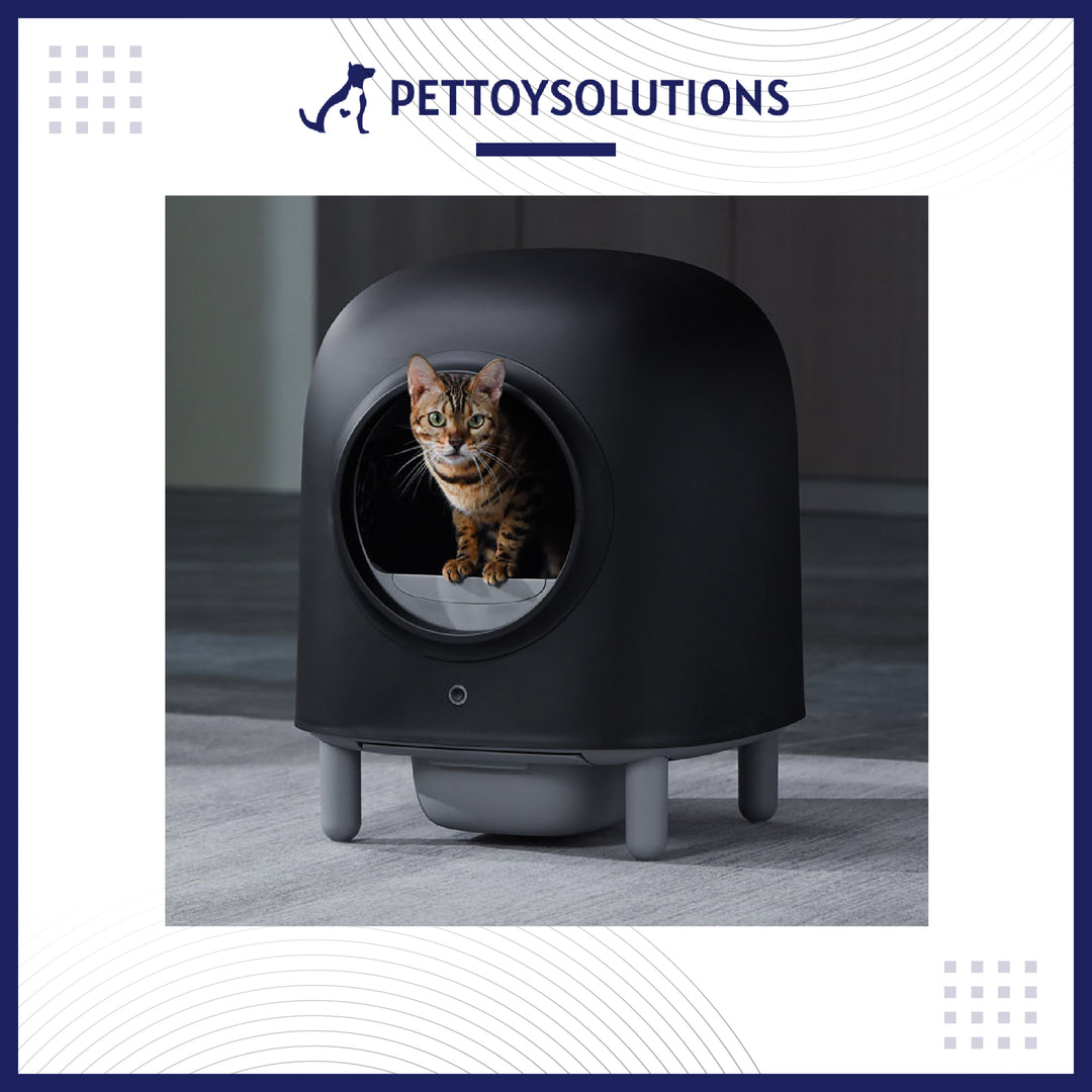 Automatic Smart Cat Litter Box - CleanEase™️ Automatic Smart Cat Self-Cleaning Remote Control Litter Box