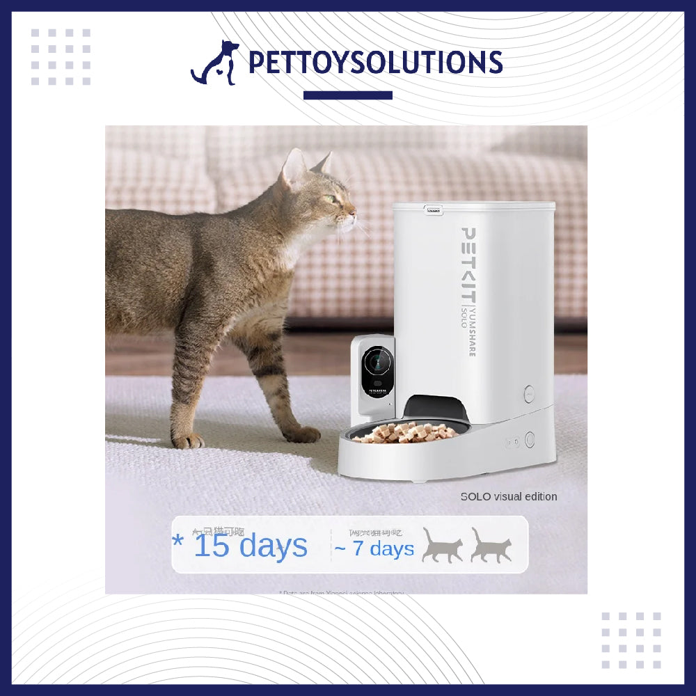 PETKIT Cat Automatic Feeder Visual Version Pet Feeder  Pets Food Dispenser Smart Dog Feeder Dogs Accessories